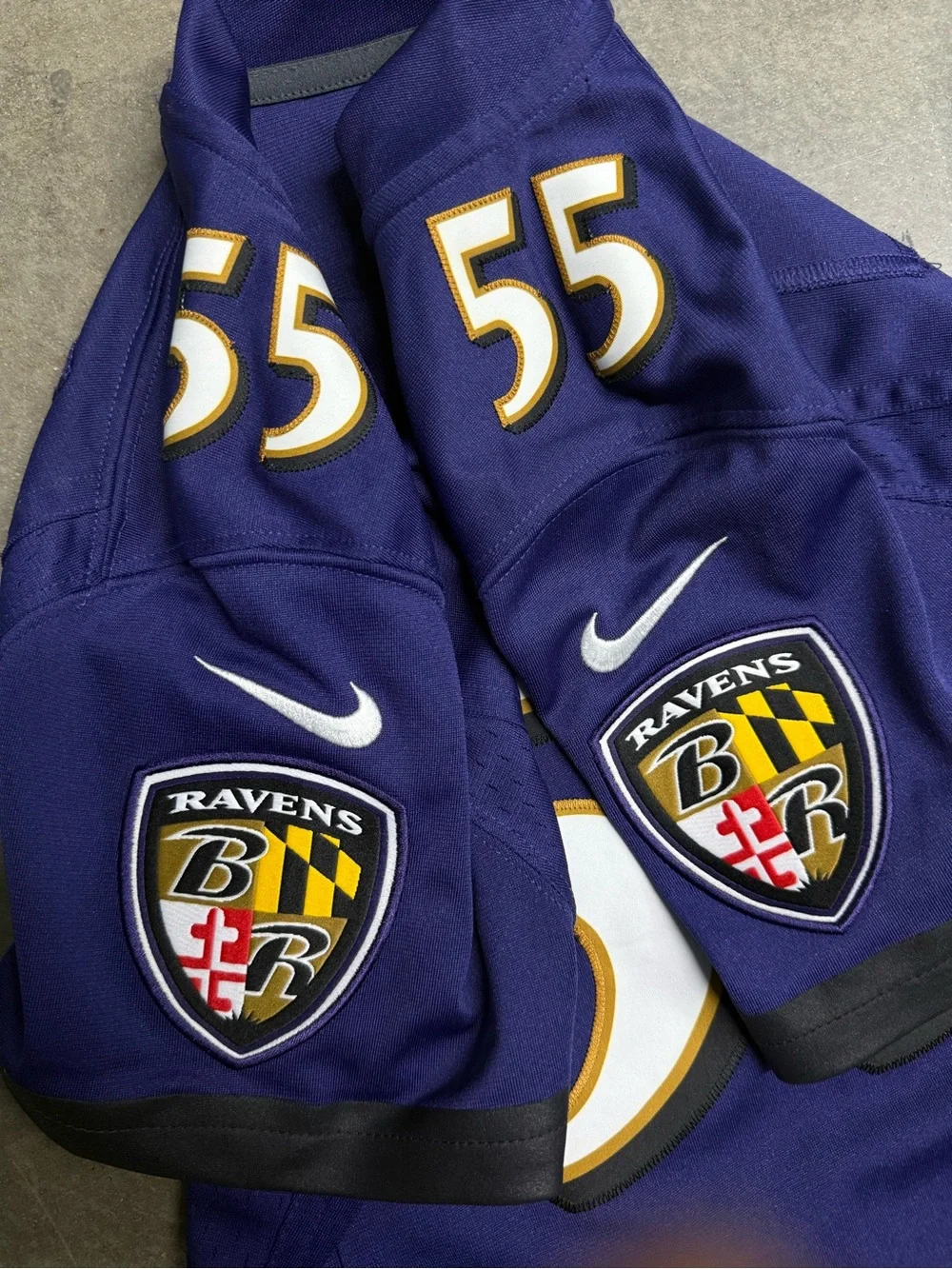 Baltimore Ravens Terrell Suggs #55 NFL Nike Limited Womens Purple Jersey Medium